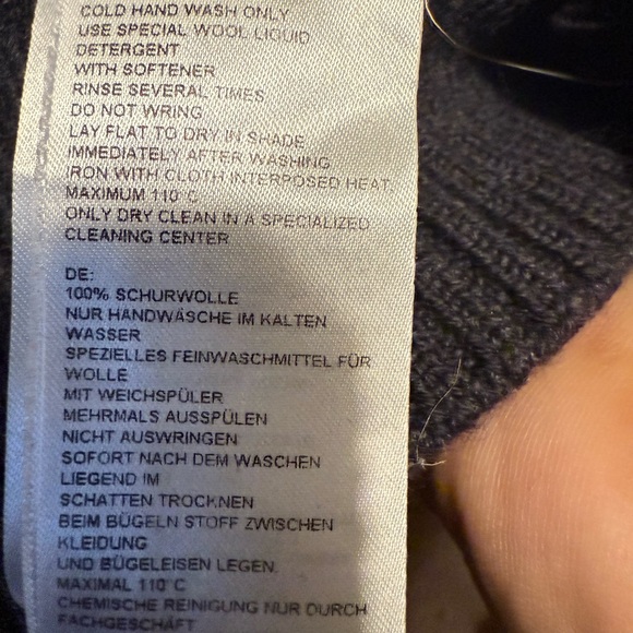 Rossignol Men's Classic Black Pea Coat - Picture 6 of 6